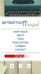 Mobile Screenshot of anisimoff.com.au